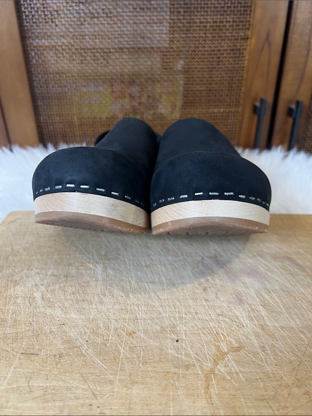 Sandgrens Nubuck Clog Mules Brett Low 39 - Women - Picture 6 of 9